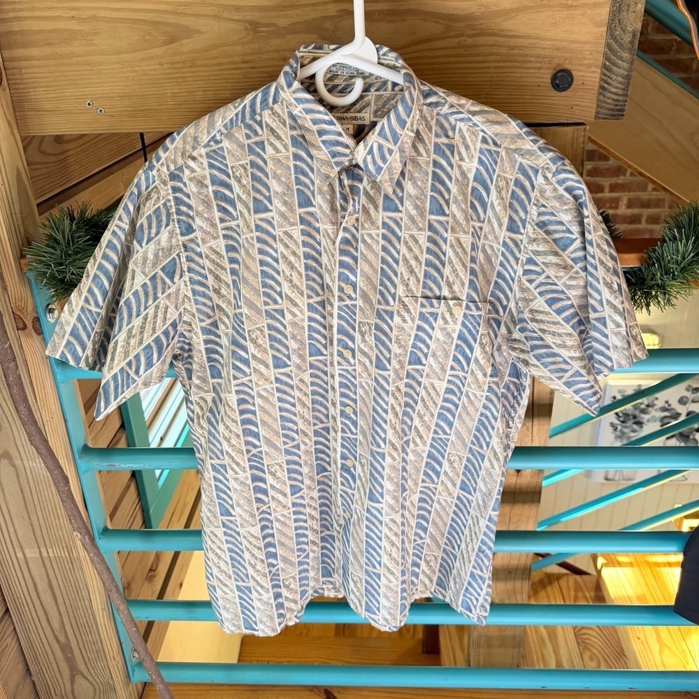 Men’s Burma Bibas Geometric Shirt Size Medium​​​